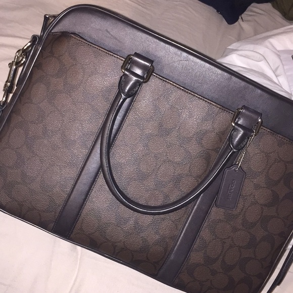 Coach briefcase bag